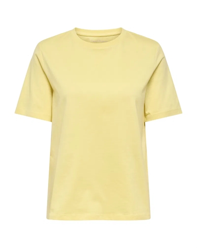 Only - ONLFreja Luxe T-shirt - Lemon Meringue